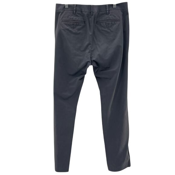 Bonobos Men’s Friday Flat Front Casual Dress Chino 100% Cotton Gray Pants 34 - Picture 9 of 15